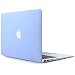 iDOO Matte Rubber Coated Soft Touch Plastic Hard Case for MacBook Air 13 inch Model A1369 and A1466 Serenity