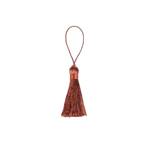 Image of 48Pcs Mini Bookmark Tassels Handmade Keychain Silky Tassel