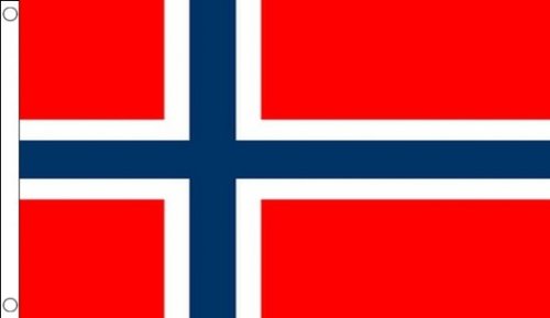 Flag Co Enorme 8 pies x 5 pies Noruega Noruega 100% Material de poliéster Bandera