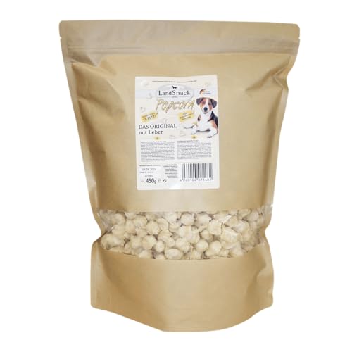 Produktbild von LandSnack Dog Popcorn Reissnack für Hunde - 450 g