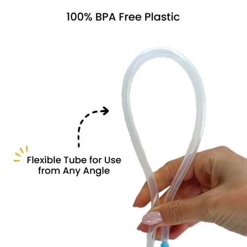 Image of Lulyboo Baby Snot Sucker with 20 Filters - Reusable, BPA-Free Nasal Aspirator for Gentle, Effective Relief from Congestion, Easy to Clean, Ergonomic Design for Newborns & Toddlers
