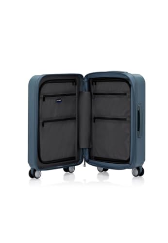 Image of Samsonite Modus 55cm Small Cabin 8 Wheels Spinner Hard Luggage /Suitcase /Trolley Bag for Travel (Black)