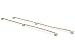 Produktbild DIGITUS Potentialausgleichsschiene 2x 820 mm für Netzwerk- & Serverschränke, 2x 24 Verbinsungspunkte, inkl. Erdungskabel Ø 4mm, Kupfer