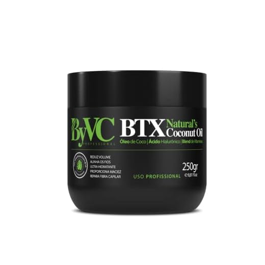 Selante Capilar Selagem BTX Natural's Coconut Oil Sem Formol