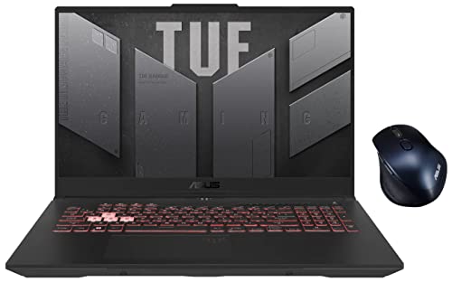 Image of ASUS TUF Gaming F17 (2022), 17.3-inch (43.94 cms) FHD 144Hz, Intel Core i7-12700H 12th Gen, RTX 3060 6GB Graphics, Gaming Laptop, FX707ZM-HX030WS MW203 Wireless Silent Mouse (Blue)