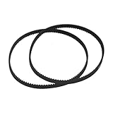 Correas EAHWCXSD 2 unids/Pack 3 M Correas dentadas de Goma pequeñas Bucle Cerrado 216mm de Longitud 72 Dientes 6mm de Ancho Correa de distribución Industrial