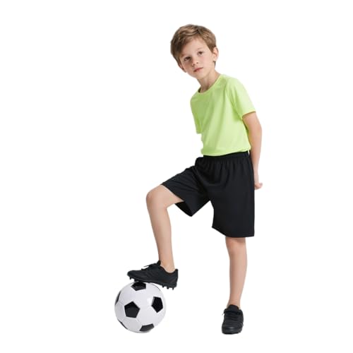 TopTie Big Boys Youth Soccer Short, 8 Inches Running Shorts with Pockets2