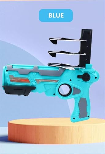 Image of VGRASSP Catapult Toy Airplane, Pistol Shooting Game Toy Gun Air Battle Glider Airplane Launcher Toy for Kids Outdoor Sport Aircraft All Occasions Exciting and Fun Gift for Boys and Girls (Pack of 2)