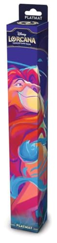 Ravensburger Disney Lorcana TCG Playmat Featuring Mufasa Ruler of Pride Rock | Protects Cards | Versatile Game Desk or Mouse Pad | Durable Non-Slip Surface | Suitable for Ages 8+