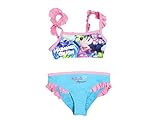 Disney Costume da Bagno Bambina Minnie Mouse Mare e Piscina, Bikini Bimba - 1731 (4 Anni, Celeste)