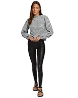 ONLY Women's Cool Coated Leggings, Black, XS