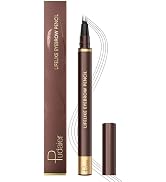 Microblading Eyebrow Pen, Magic Eyebrow Pencil for Women with 4 Fork Tip, Waterproof Brow Makeup ...