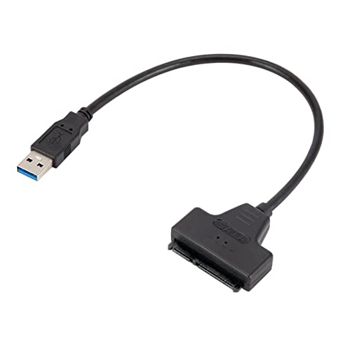 Adaptador USB 3.0 a SATA para disco duro 2.5 pulgadas, negro miniatura 5