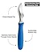 Balci Ice Cream Scoop - Heavy Duty Stainless Steel Icecream Scooper With Non-Slip Rubber Grip - Professional Metal Ice-Cream Spade - Dishwasher Safe – Blue