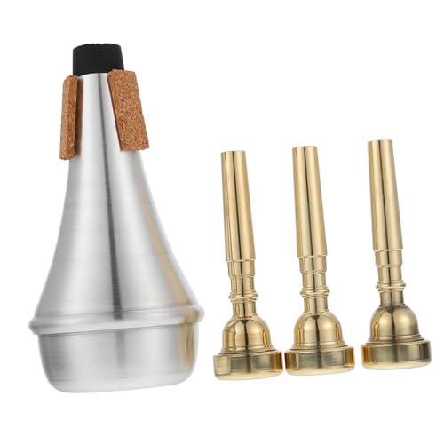 LRXIYODE 小号弱音器 トランペット用耐久属製 点 初心者向け練習用 音量 自宅や学校のバンド練習に