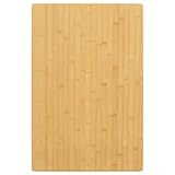 AUVYI Tablero de Mesa de Bambú 40x60x2,5 cm Marrón Mesas de Teléfono Computer Desk Escritorio Esquinero Pequeño Dining Table Superficie de Armario Mueble para Cocinas Encimera de Baño