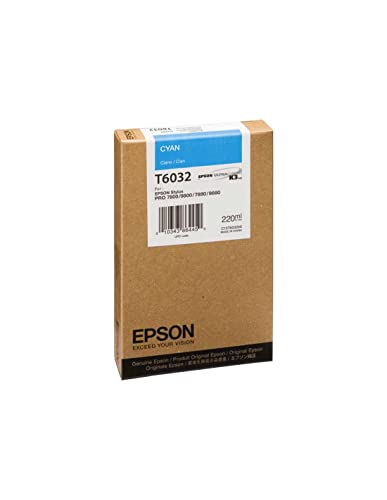 Epson C13T603200 Cyan - vue 4