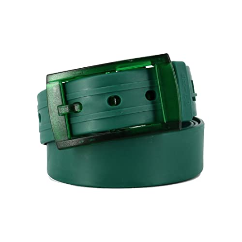 Ceinture souple originale Skimp vert bouteille unie homme femme et sport