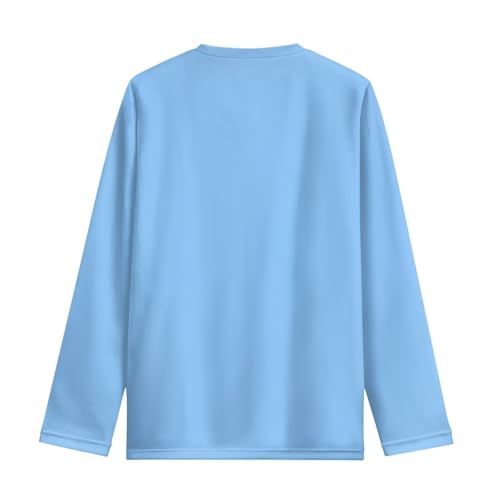 Image of Girls Long Sleeve T Shirt Cute Cartoon Crewneck Shirt for Kids 3-16Y Fall Winter Clothes