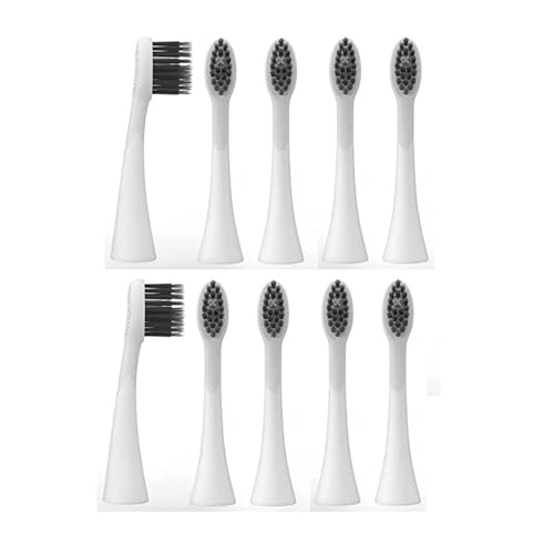 10 cabezales de repuesto for cepillo de dientes eléctrico Burst Pro.(10pcs white)