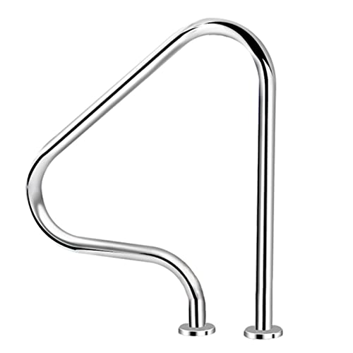 Pool Handrail Stair Railing - Complete Kit?Stainless Steel Swimming Pool Grab Rail?for Pools Incline Positions Spa Water Park?31.5 × 31.5 in Safey Handle (Size : 1 - pcs)