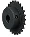MARTIN SPROCKET & GEAR INC 35BS24HT 5/8 BORED-TO-SIZE, NO.35 CHAIN, ROLLER CHAIN SPROCKET, TYPE BS, 3.07 INCH OUTER DIAMETER, SINGLE STRAND, STANDARD STOCK, KEYWAY, SABERTOOTH, STEEL, 7/8 INCH LENGTH