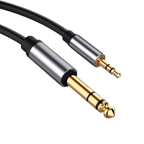 Câble stéréo 3.5 à 6.35 évitant les grésillements lors des connexions de vos appareils