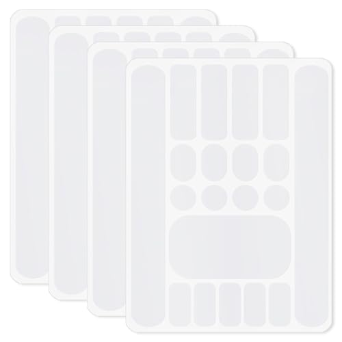 Pegatina Protector de Cadena Bicicleta (4 Piezas), Marco de protección de marco de carbono, Antiarañazos Pegatinas, Para Evitar Daños en Pintura