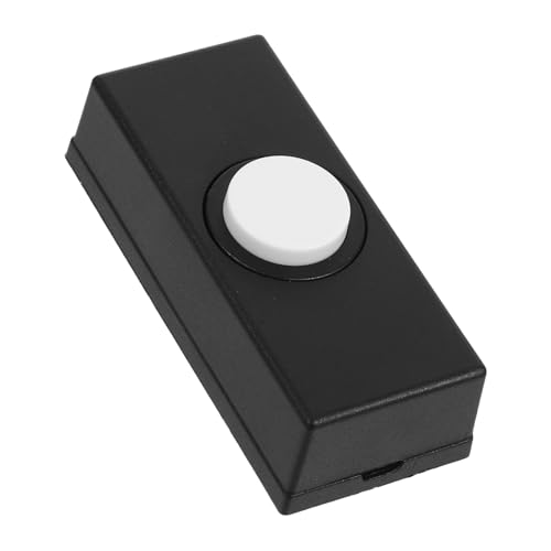 NUOBESTY Vintage Doorbell Push Button Wall Mounted Bell for Home Entry Wired Door Chime Button Replacement Retro Doorbel - Detailed View