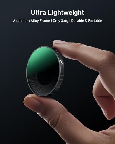 Image of TELESIN UV Filter for DJI Osmo Nano, Screw-On Protective Lens Filter, MCUV Anti-UV & Haze, HD Optical Glass, Multi-Coated Osmo Nano Filter Action Camera Accessory