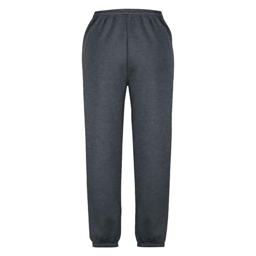 Baggy Sweatpants for Girls Boys School Joggers Elastic Waist High Waisted Drawstring Plain PE Athletic Pants4