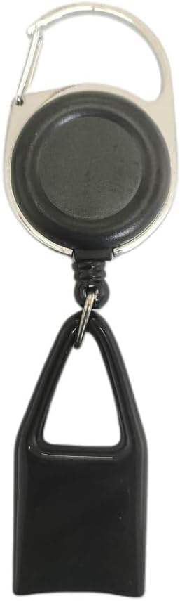 Black Retractable Lighter Holder Keychain Portable Silicone Leash Cover Single Clip Smoking Accessories,Lighters and Matches