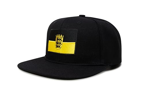 Image of International Tie State Hat for Men and Women, Adjustable Snapback Trucker Baseball Cap with Embroidered Patch