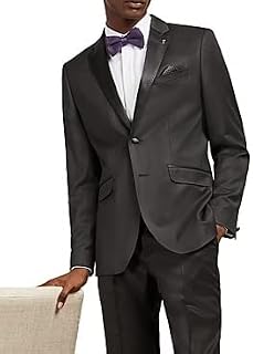 NWT Ted Baker of London Men's Antonj Pashion Dinner Suit Jacket Black 46R