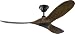 Monte Carlo 3MAVR52BK Maverick II  Energy Star 52" Outdoor Ceiling Fan with Remote Control, 3 Balsa Wood Blades, Matte Black