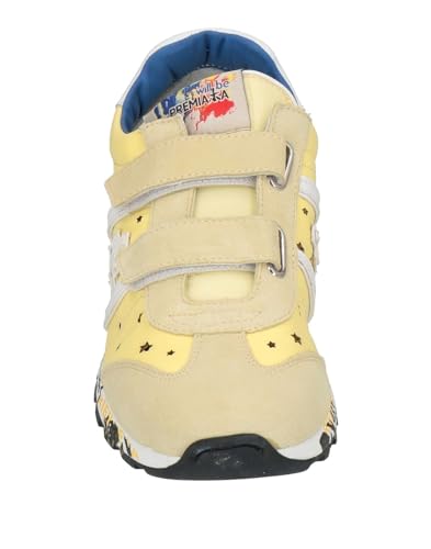 PREMIATA Kids Sneakers Made in Italy Size EU 32 Yellow/Pink3