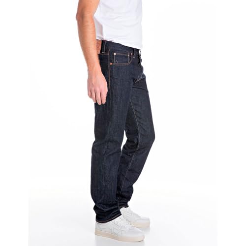 Vêtements Replay Pantalon DERYCK COUPE REGULAR Royal Eagle pour Accessoires - vue 5