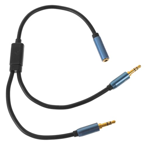 DIYEAH 1Pieza Adaptador de Audio Auriculares y Micrófono Divisor Compacto y Duradero Compatible con PC y Portátiles para Uso