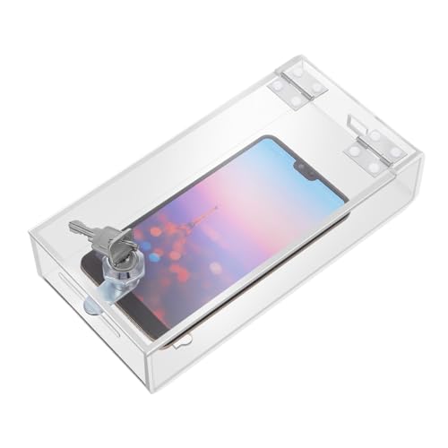 KICHOUSE Smartphone Lock Box Multi-Purpose Storage and Organization Double-Side Slot for Charging Random Style