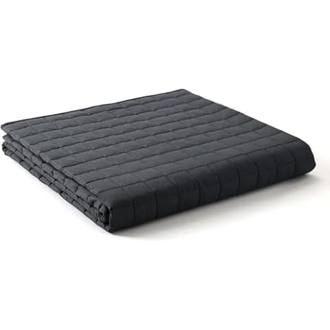 YnM Cotton Weighted Blanket with Glass Beads Cover