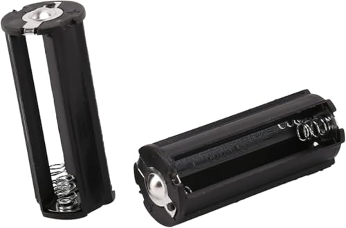 aoukoslt 2Pcs Black AAA Battery Holders for Flashlights
