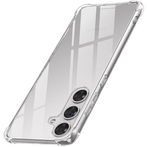 Image of TheGiftKart Crystal Clear Back Cover Case for Samsung Galaxy S25 Plus 5G | 360 Degree Protection | Shock Proof Design | Transparent Back Cover for Samsung S25 Plus 5G (PC & TPU, Transparent Bumper)