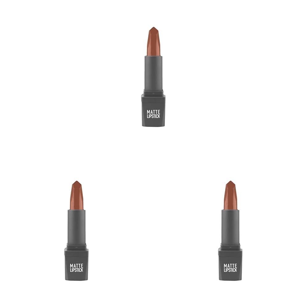 ALIX AVIEN Yoğun Renk Veren Uzun Süre Kalıcı Nemlendirici Kadifemsi Mat Ruj - Matte Lipstick 403 Caramel Nude (3 paketi)