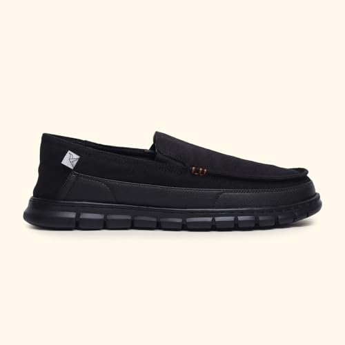 Image of YOHO Loafers for Men | Comfortable Slip on Shoes | Durable Denim Upper | Cushioned Lightweight Footwear | Lofos 101