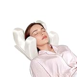 Pillow Beauty Sleep Anti Wrinkles-Aging Side Sleeper Pillow Back Sleeping Pillows for Maintain Unlined Face and Reduce Sleep Lines Slow Rebound Memory Foam Filling(White)