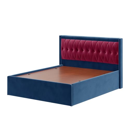 Image of Wakefit Asterion Queen Size Storage Upholstered Bed