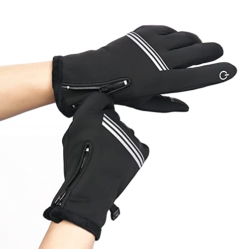 Daconovo de inverno de ciclismo à prova de vento de dedo completo de tela de toque de ciclismo ao ar