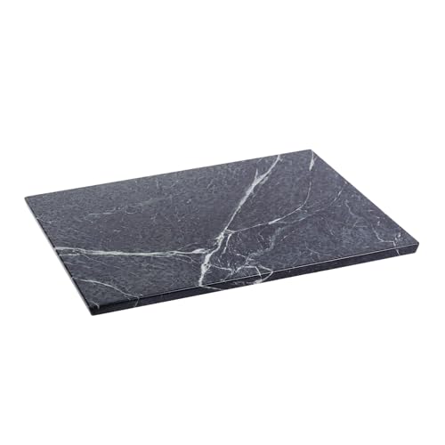 Koville Tabla de cortar de mármol natural indio para cocina, 16 x 20 pulgadas, losa de mármol extra grande hecha a mano para queso, embutidos, tabla de pastelería, regalo de boda, regalo de