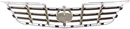 Evan Fischer Grille Assembly Compatible With 2006-2011 Cadillac Dts Plastic Chrome Shell And Insert #TOP3