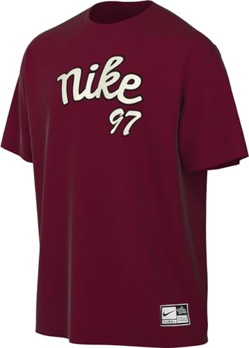 Nike M NK Tee M90 t-shirt noir pour homme coupe loose d'été